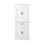 Freestanding Floor Cabinet with Doors, Drawer, and Adjustable Shelf
