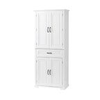 Freestanding Floor Cabinet with Doors, Drawer, and Adjustable Shelf