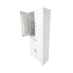 Freestanding Floor Cabinet with Doors, Drawer, and Adjustable Shelf