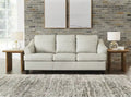 Canapé rembourré en cuir assorti, 88W x 38D x 40H