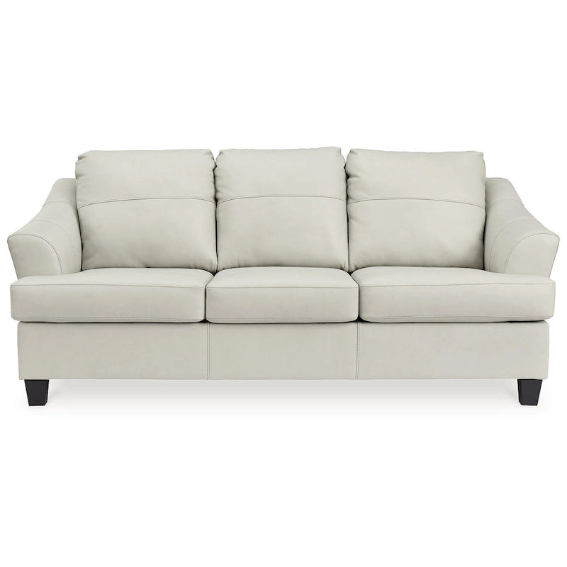 Leather Match Upholstered Sofa, 88W x 38D x 40H