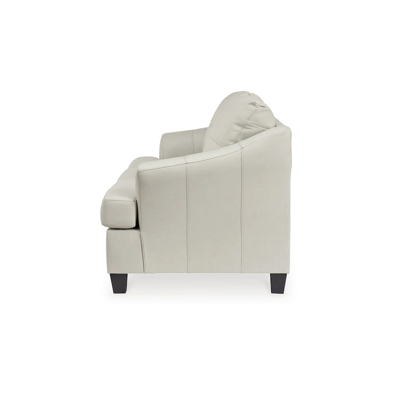 Leather Match Upholstered Sofa, 88W x 38D x 40H