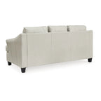 Canapé rembourré en cuir assorti, 88W x 38D x 40H