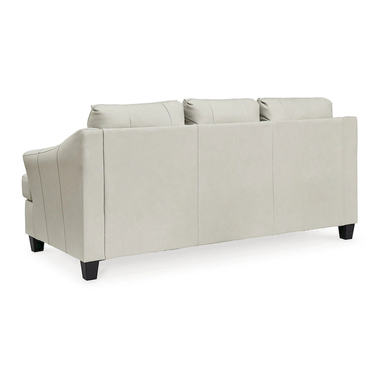 Leather Match Upholstered Sofa, 88W x 38D x 40H
