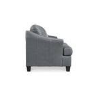Canapé rembourré en cuir assorti, 88W x 38D x 40H