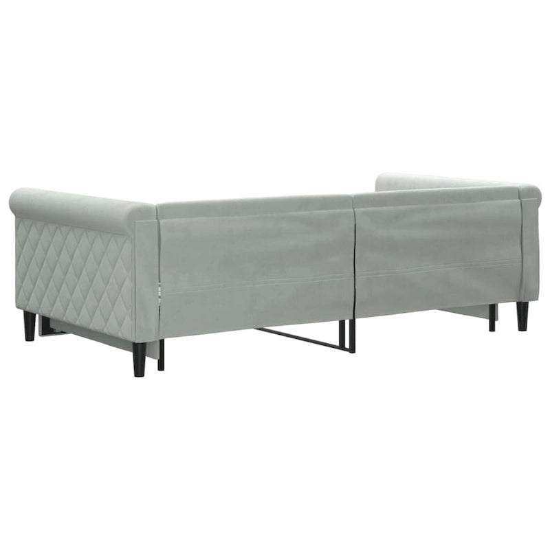 Day Bed Upholstered Daybed Sofa Bed for Bedroom Living Room Velvet
