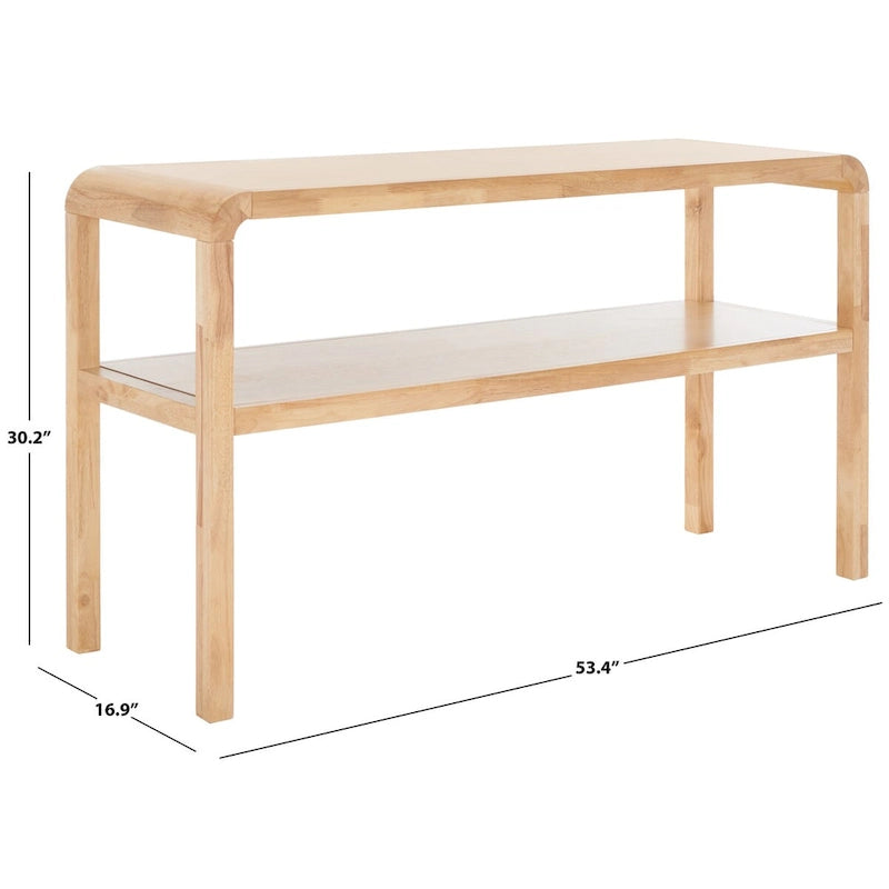 Mesa de consola de 2 níveis - 32 W x 15 D x 30 H