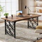 63-Zoll-Schreibtisch für das Homeoffice mit Metallgestell