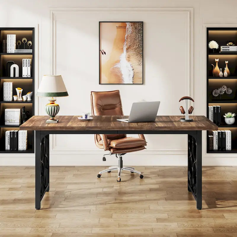 63-Zoll-Schreibtisch für das Homeoffice mit Metallgestell