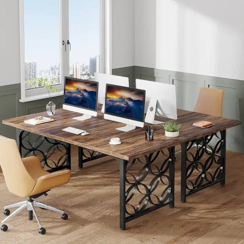 63-Zoll-Schreibtisch für das Homeoffice mit Metallgestell