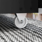 Lit plateforme rembourré à LED avec tiroir de rangement