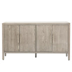 Credenza contenitore a 4 ante con ripiani regolabili