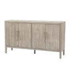 Credenza contenitore a 4 ante con ripiani regolabili