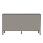 Credenza contenitore a 4 ante con ripiani regolabili