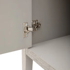 Credenza contenitore a 4 ante con ripiani regolabili