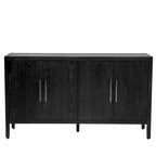 Credenza contenitore a 4 ante con ripiani regolabili