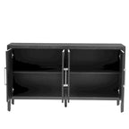Credenza contenitore a 4 ante con ripiani regolabili