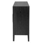 Credenza contenitore a 4 ante con ripiani regolabili