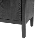 Credenza contenitore a 4 ante con ripiani regolabili