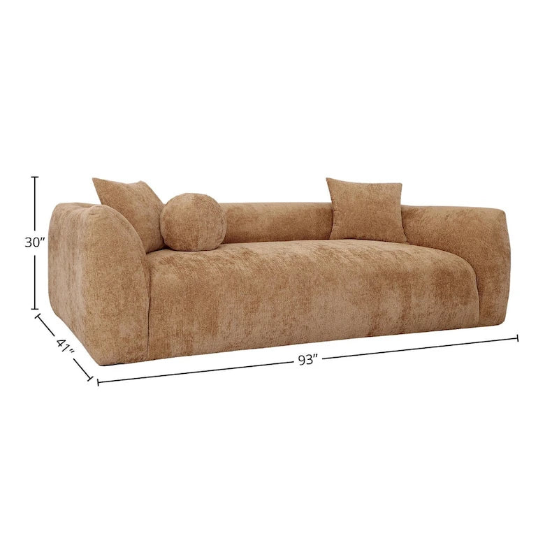 93" Wide Upholstered Sofa