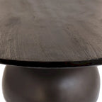 Black Mango Wood Coffee Table