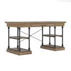 Bureau met neerklapbare lade en vier planken
