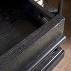 Bureau met neerklapbare lade en vier planken