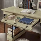 Bureau met neerklapbare lade en vier planken