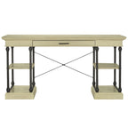 Bureau met neerklapbare lade en vier planken