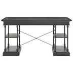 Bureau met neerklapbare lade en vier planken
