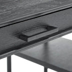 Bureau met neerklapbare lade en vier planken