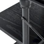 Bureau met neerklapbare lade en vier planken