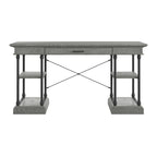 Bureau met neerklapbare lade en vier planken