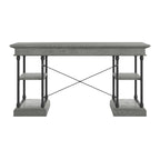 Bureau met neerklapbare lade en vier planken