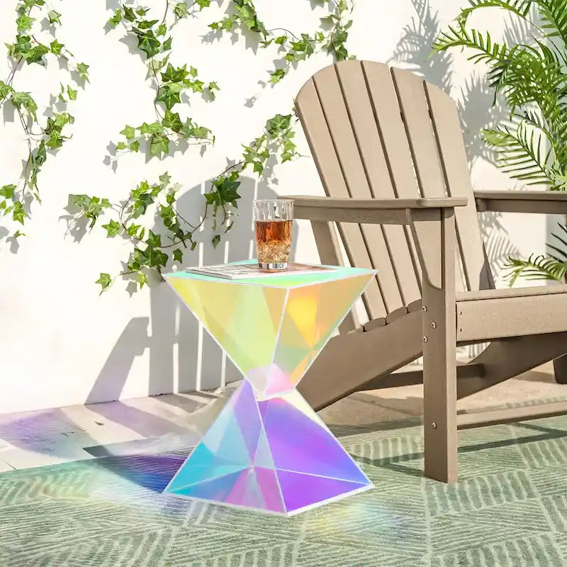Outdoor decorative side table