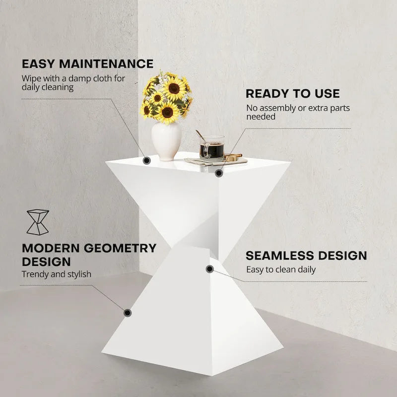 Outdoor decorative side table