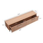 Tv-meubel in mid-centurystijl, 68.9 inch, geschikt voor tv's tot 75 inch
