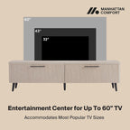 Tv-meubel in mid-centurystijl, 68.9 inch, geschikt voor tv's tot 75 inch