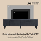 Tv-meubel in mid-centurystijl, 68.9 inch, geschikt voor tv's tot 75 inch