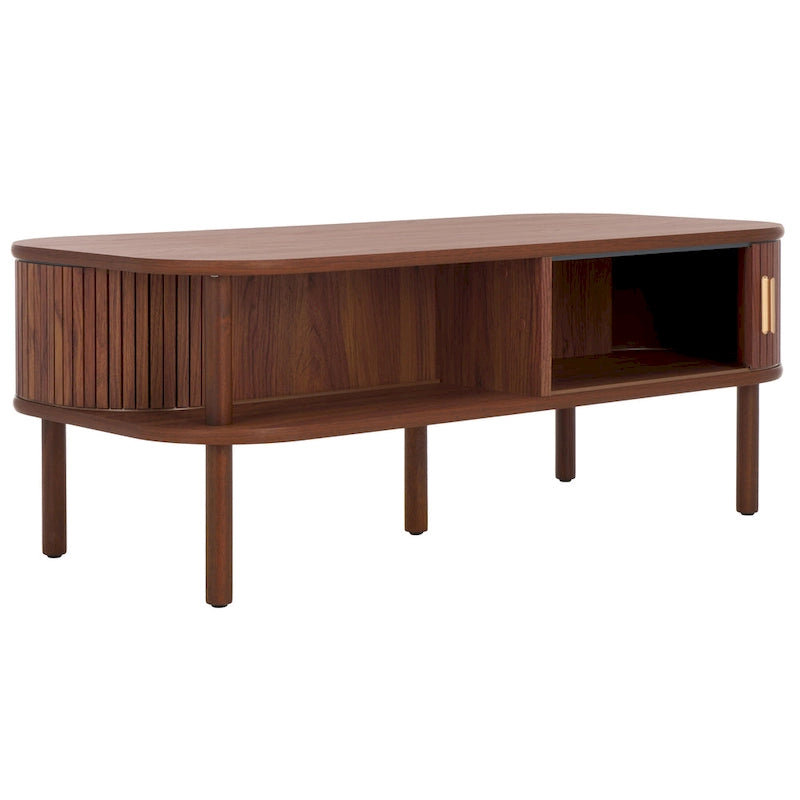 2 Tambour Door Coffee Table - 43Wx22Dx17H