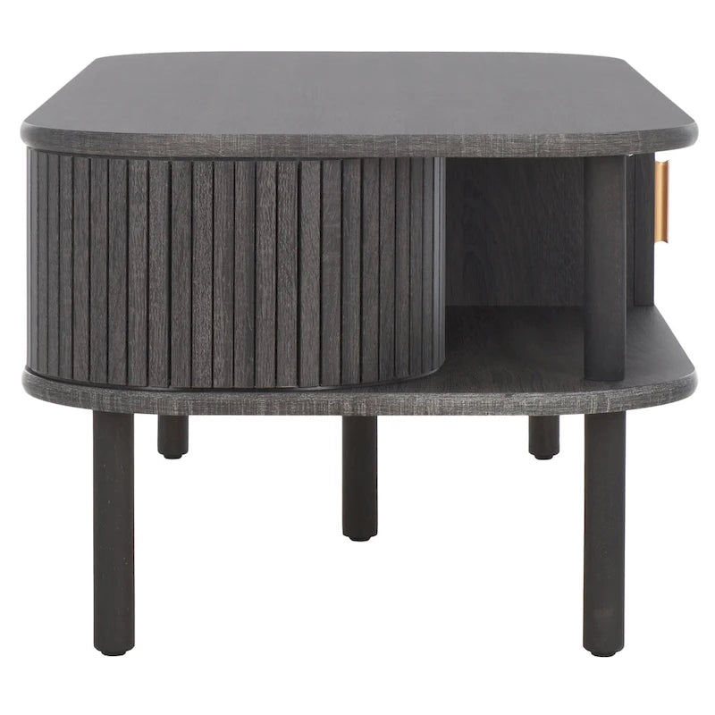 2 Tambour Door Coffee Table - 43Wx22Dx17H